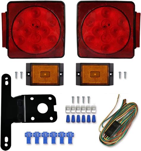 NOVALITE Kit de luzes traseiras de reboque de LED à prova d água luz