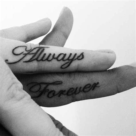 25 Finger Tattoo For Couples That Are An Emblem Of True Love And Romance