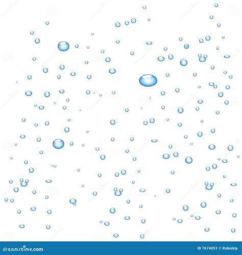 Water Bubbles On White Background Stock Vector - Illustration of background, bright: 7674051