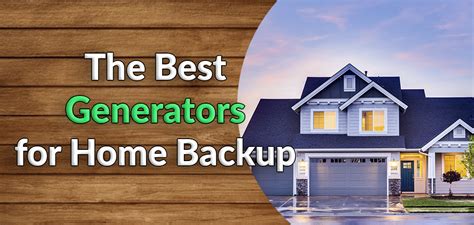 10 Best Generators for Home Backup in 2023 - Clever Handymen