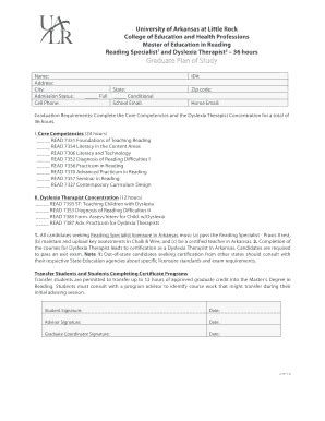 Fillable Online Ualr Med Program Check Sheet Sp Rng Sp Combo V