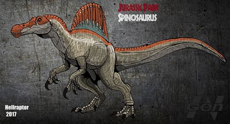 Jurassic Park Spinosaurus New Art Info By Hellraptorstudios