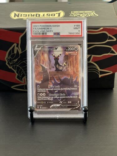 2021 Pokémon Umbreon V Evolving Skies 189 203 Holo PSA 9 MINT eBay