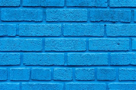 Mur De Briques Bleues Photo Gratuite