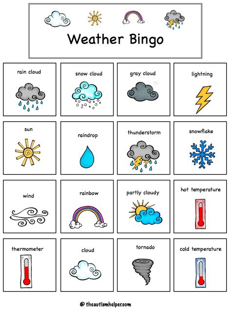 Vocabulario Describir El Clima En Ingles Leccion De Vocabulario