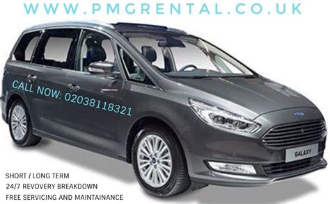 Pco Car Hire Rental Uber XL Car Hire Ford Galaxy 7 Seater ULEZ