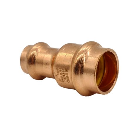 Press Gas Reducing Coupling 50mm X 40mm F F Plumbers Choice