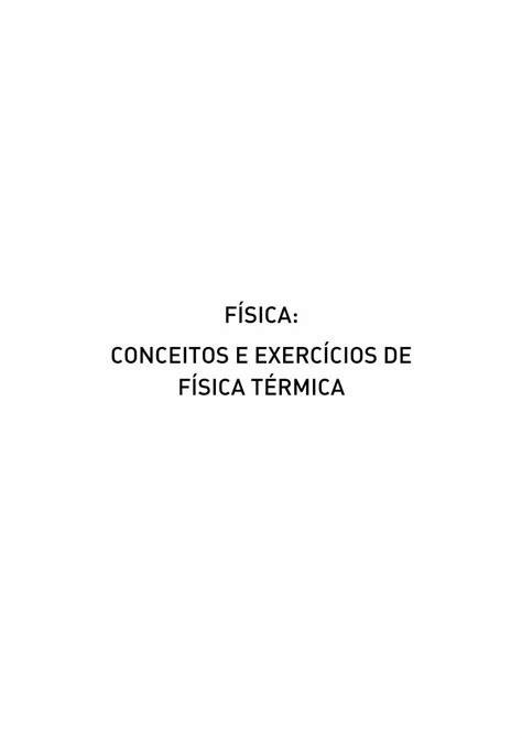 Pdf F Sica Conceitos E Exerc Cios De F Sica T Rmica Pdf Filesegrev