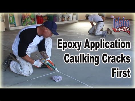 Epoxy Garage Floor Crack Filler Flooring Guide By Cinvex