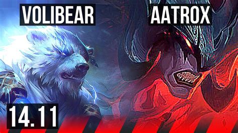 VOLIBEAR Vs AATROX TOP Legendary 8 2 2 Rank 16 EUW Challenger