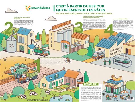 Poster Du blé dur aux pâtes Intercéréales Publications