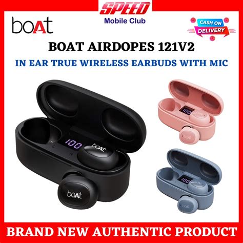 Boat Airdopes 121v2 In Ear True Wireless Earbuds With Upto 14 Hours