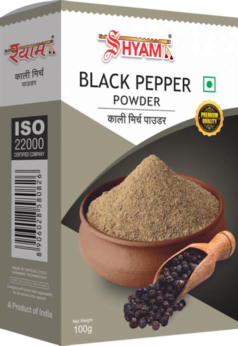 Shyam Dhani Black Pepper Powder Packaging Size G At Rs Packet