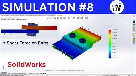 How To Calculate Shear Force On A Bolted Connection Fea For Beginners