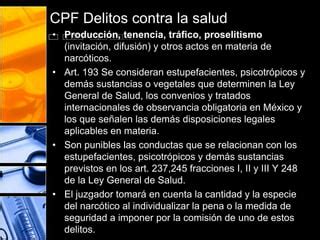 Delitos Contra La Salud Ppt