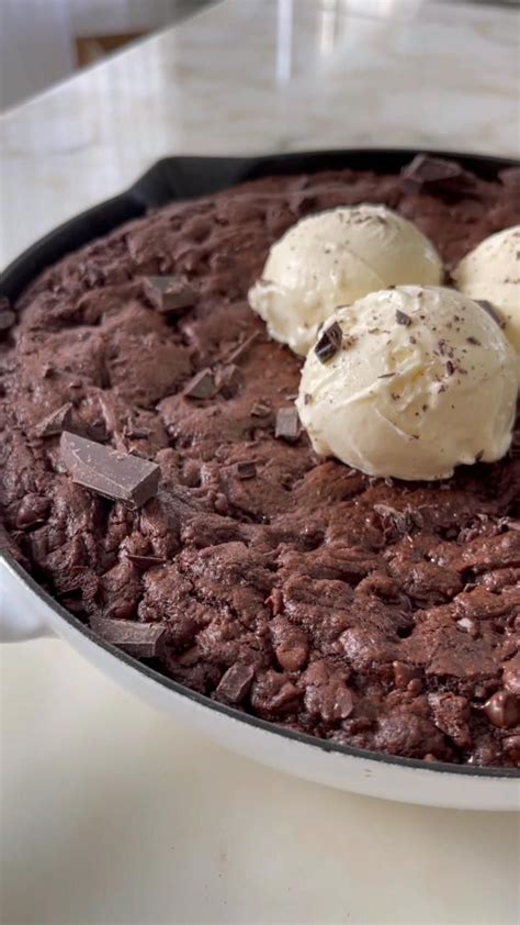 Double Chocolate Skillet Cookie Recipe