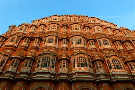 Hawa Mahal Ou Pal Cio Dos Ventos Em Jaipur Ndia Imagem De Stock