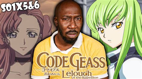 Code Geass Season 1 Episodes 5 And 6 Reaction The Princess And The Witch Youtube