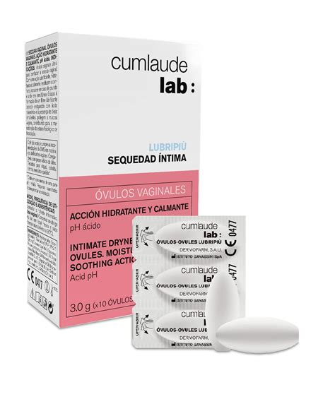 Cumlaude Lab Lubripi Vulos Vaginales Hidratantes Lubricantes Y