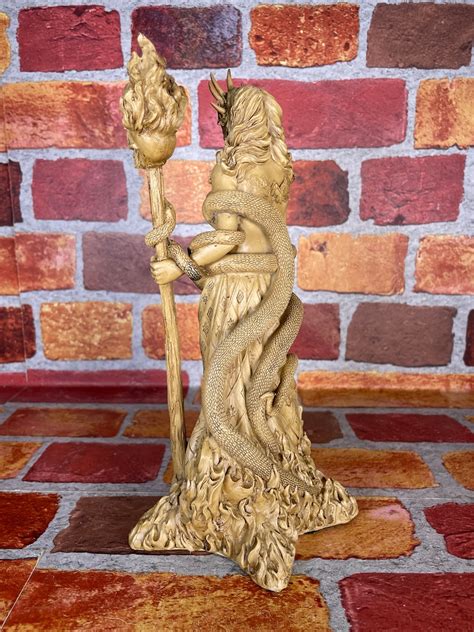 Vintage Hecate Statue Greek Goddess Of Magic Hecate Altar Etsy Canada