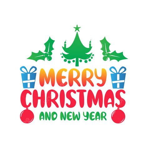 Merry Christmas Typography Vector Hd PNG Images Merry Christmas