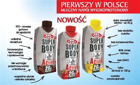 Super Body Active G Mlekovita Wysokobia Kowy Nap J Mleczny Zawsze