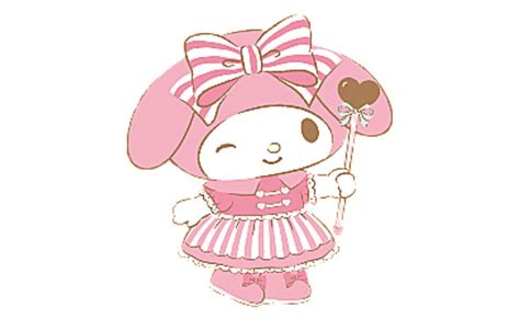 My Melody Sanrio Wallpaper Favorite Hobby Precious Moments Eat Cake