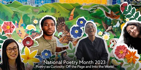 National Poetry Month 2023 San Mateo County Libraries