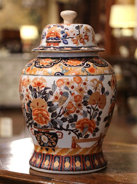 Early Th Century Chinese Export Porcelain Ginger Jar With Lid At