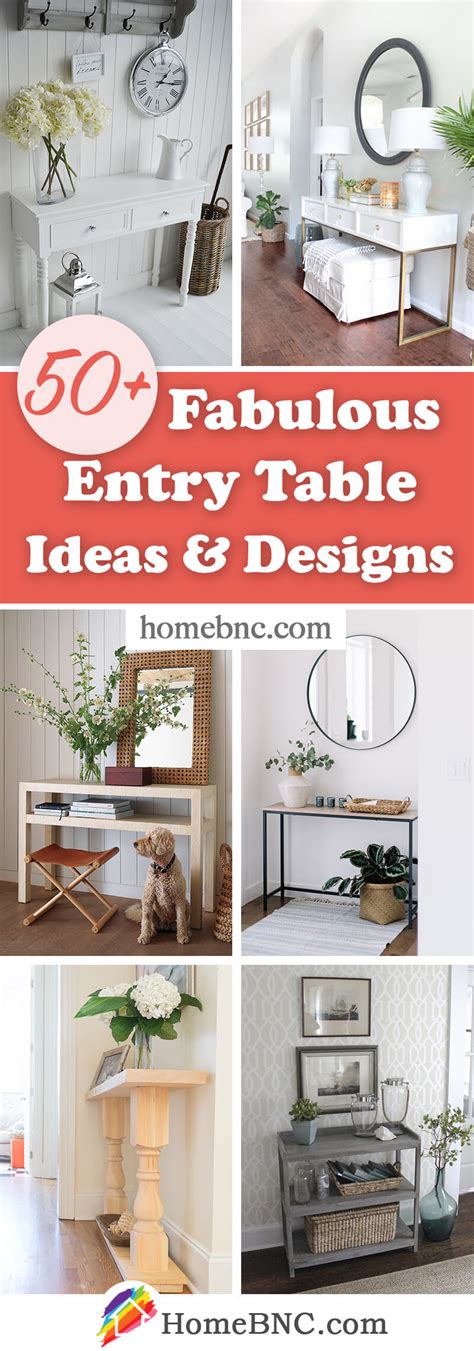 50+ Best Entry Table Ideas (Decorations and Designs) for 2021