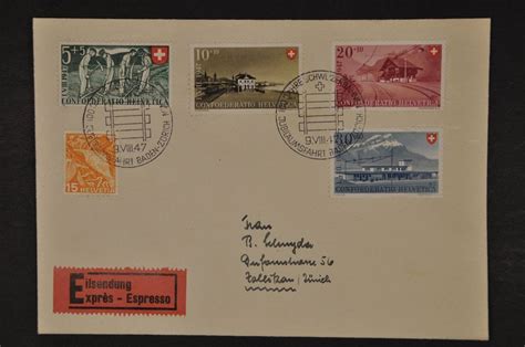 1947 Pro Patria Express Satzbrief B34 B37 Kaufen Auf Ricardo