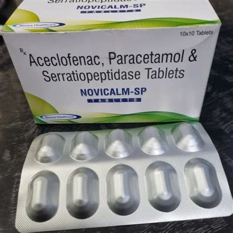 Aceclofenac Paracetamol Tablets Strength Mg At Rs Box In New Delhi