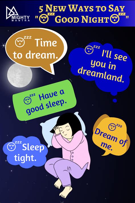 5 New Ways To Say Good Night Mightymantra English Learnenglish