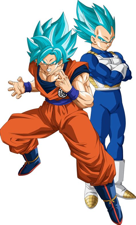 Goku Y Vegeta [super Saiyajin Blue] By Arbiter720 On Deviantart Dragon