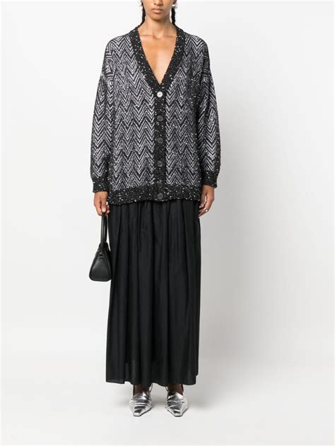 Missoni Sequin Embellished V Neck Cardigan Farfetch