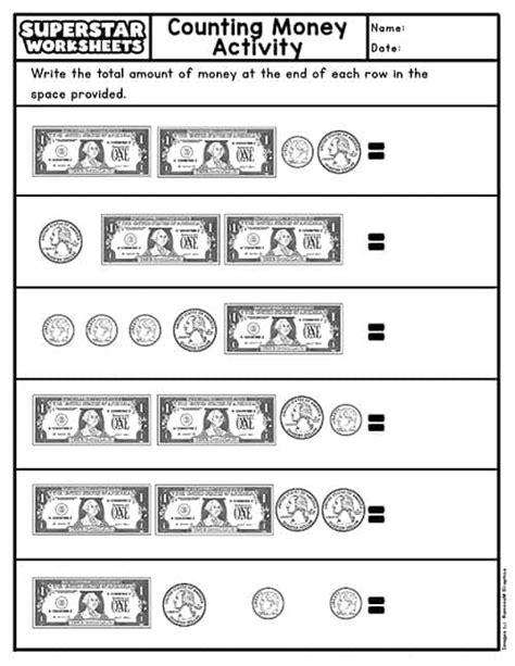 Money Worksheets Superstar Worksheets Worksheets Library