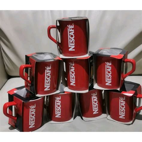 Jual Gelas Nescafe Merah Original Shopee Indonesia