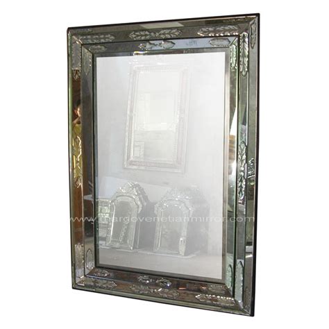 Glass Framed Venetian Mirror Gervaso Mg Mirrors Glass Gallery