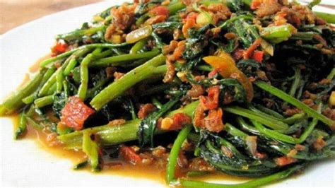 Resep Tumis Kangkung Terasi Dan Cara Membuatnya Menu Rumahan Yang