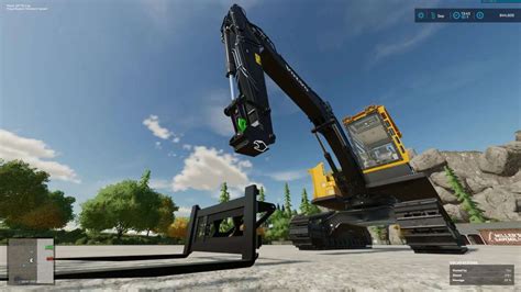 Excavator Forks V Fs Mod Farming Simulator Mod