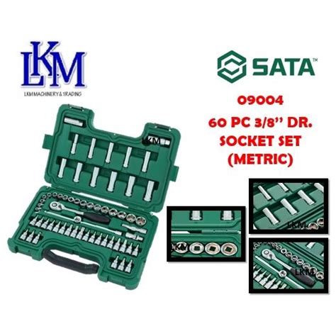 Sata Pcs Dr Socket Set Lazada