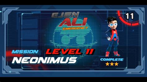 Ejen Ali Emergency Mission Neonimus Level Youtube