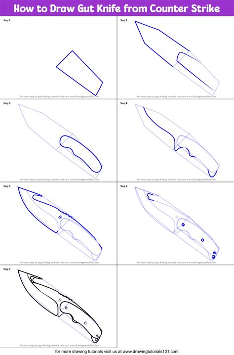 Knife Drawing Simple | About Knives