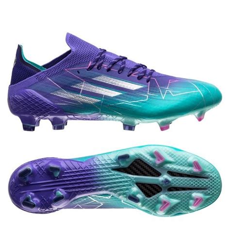 Adidas X Speedflow 1 Fg Champions Code Purple Rushsilver Metallic