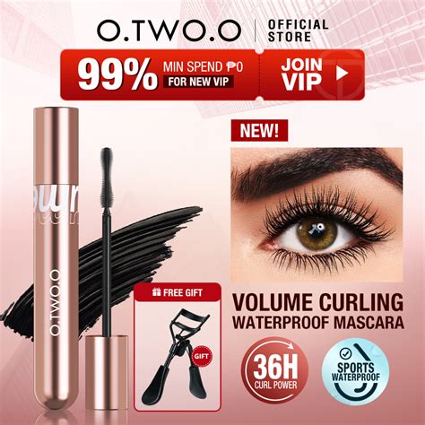 O Two O Mascara Waterproof Long Lasting H Volume Curling Smudge Proof