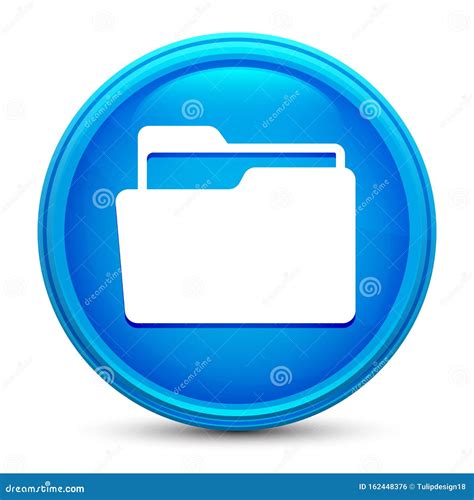 Blue File Folder Icon