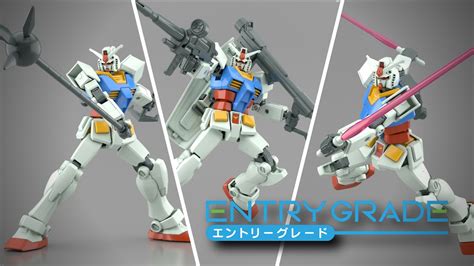 Entry Grade Rx Gundam Full Weapon Set Youtube