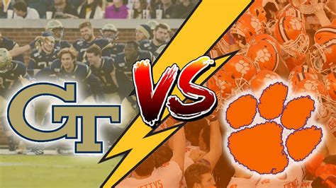 Georgia Tech Vs Clemson Game Stream Youtube