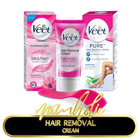 Jual Veet Hair Removal Cream Normal Sensitive Dry Skin Lotus Milk Aloe