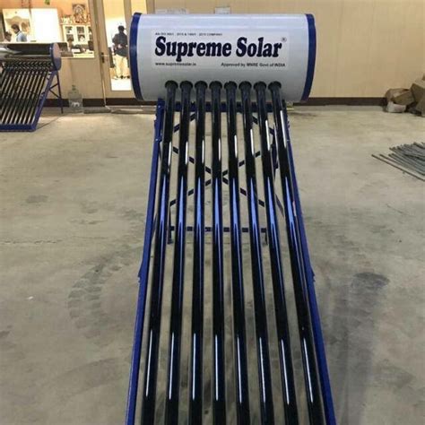 Evacuated Tube Collector Etc Stainless Steel Supreme Solar Water